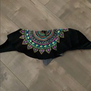 Strapless bikini top